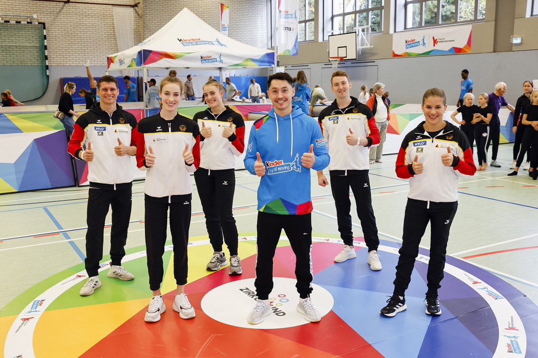 Turn-Team Deutschland beim kJoM Tag des Kinderturnens | Bildquelle: Daniel Löb 