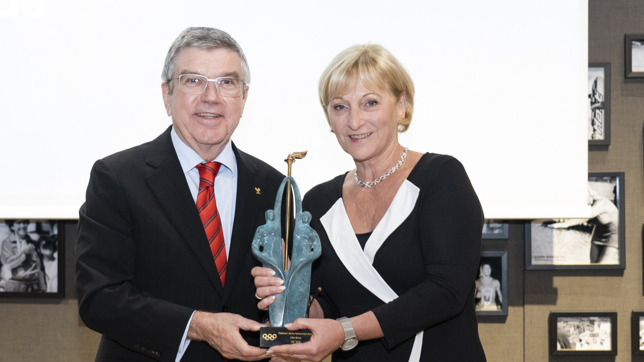 Ulla Koch und Dr. Thomas Bach | Foto: IOC