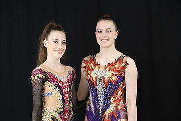 Darja Varfolomeev (links) und Margarita Kolosov. | Bildquelle: DTB