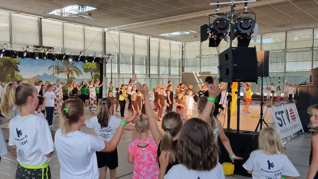 Kinderturn-Show in Flöha | Bildquelle: Sächsische Turnerjugend 