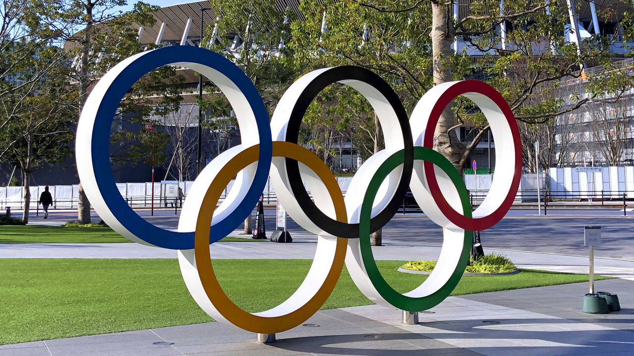 Olympische Ringe in Tokyo | Bildquelle: Picture Alliance
