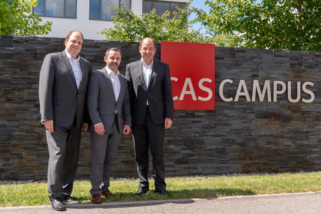 Martin Hartmann, Dr. Alfons Hölzl und Martin Hubschneider | Bildquelle: CAS Software AG