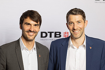Thomas Gutekunst (l.) und Kalle Zinnkann | Foto: Chris Christes/ picture alliance