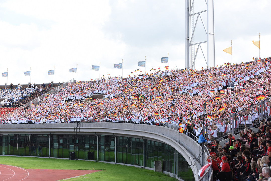 Eröffnungsfeier der Welt-Gymnaestrada 2023 im Olympiastadion Amsterdam | Bildquelle: Norbert Raufer