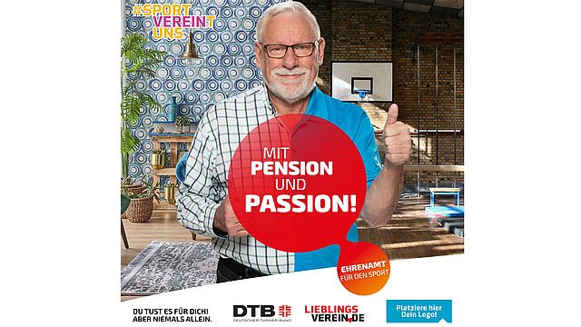 Motiv Pension/Passion - #sportVEREINtuns-Kampagne | Bildquelle: Berliner Turn- und Freizeitsport-Bund