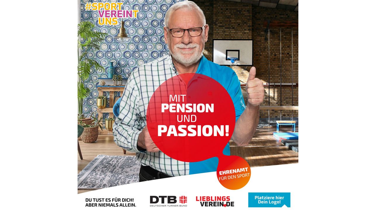 Motiv Pension/Passion - #sportVEREINtuns-Kampagne | Bildquelle: Berliner Turn- und Freizeitsport-Bund