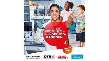 Motiv Chemikerin/Trainerin - #sportVEREINtuns-Kampagne | Bildquelle: Berliner Turn- und Freizeitsport-Bund