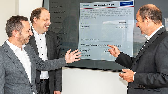Dr. Alfons Hölzl, Martin Hartmann und Martin Hubschneider | Bildquelle: CAS Software AG