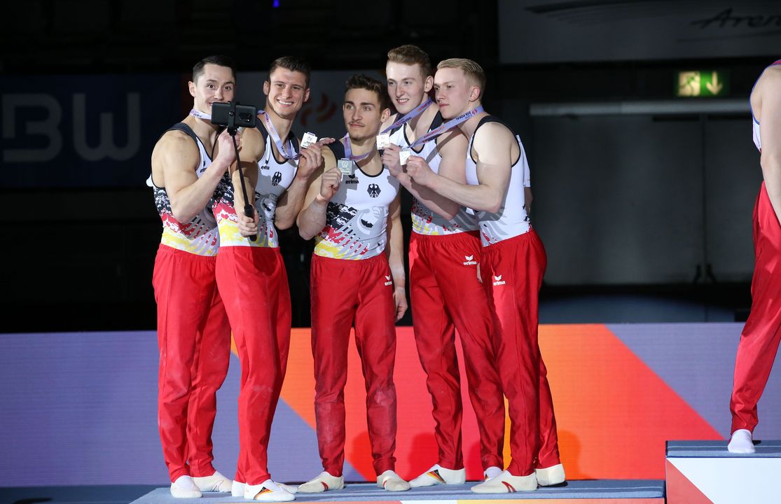 Team Deutschland I mit der Silbermedaille
