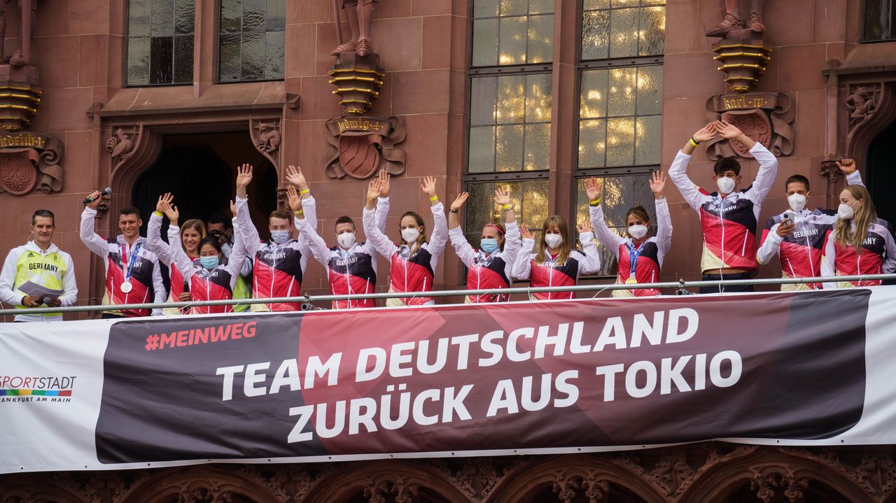 Empfang des Olympia Teams | Bildquelle: Team Deutschland/Picture-Alliance