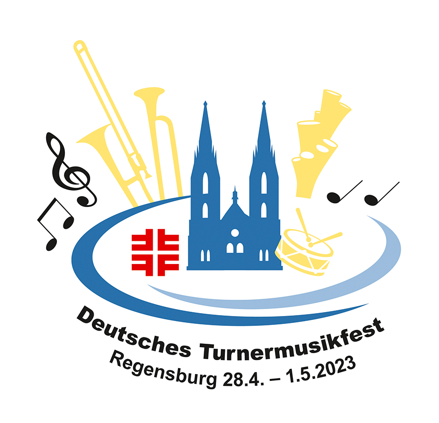 Logo des Deutschen Turnermusikfest 2023 in Regensburg
